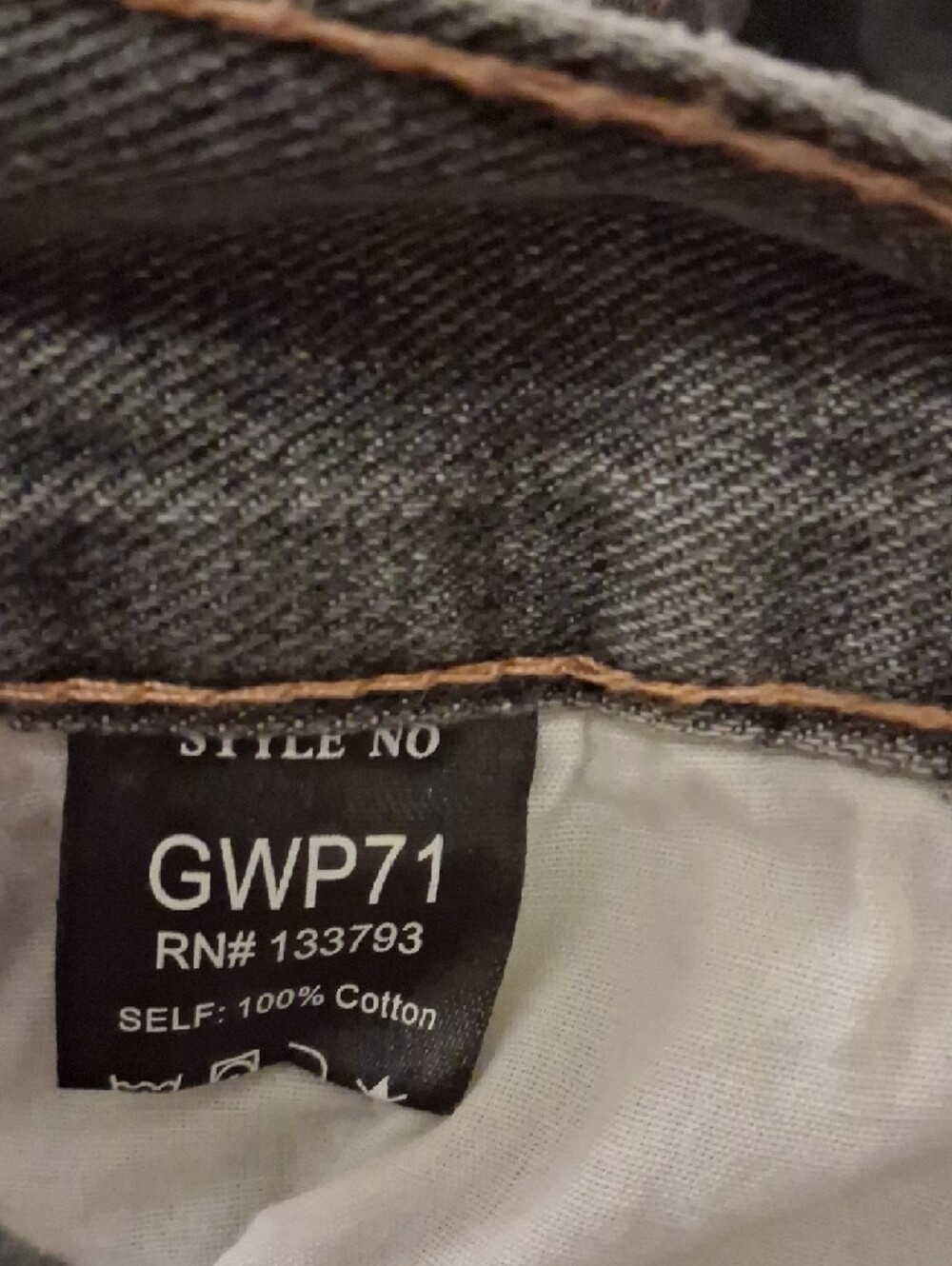 POL Washed Charcoal Wide-Leg Jeans with Floral Patches - Picture 11 of 12